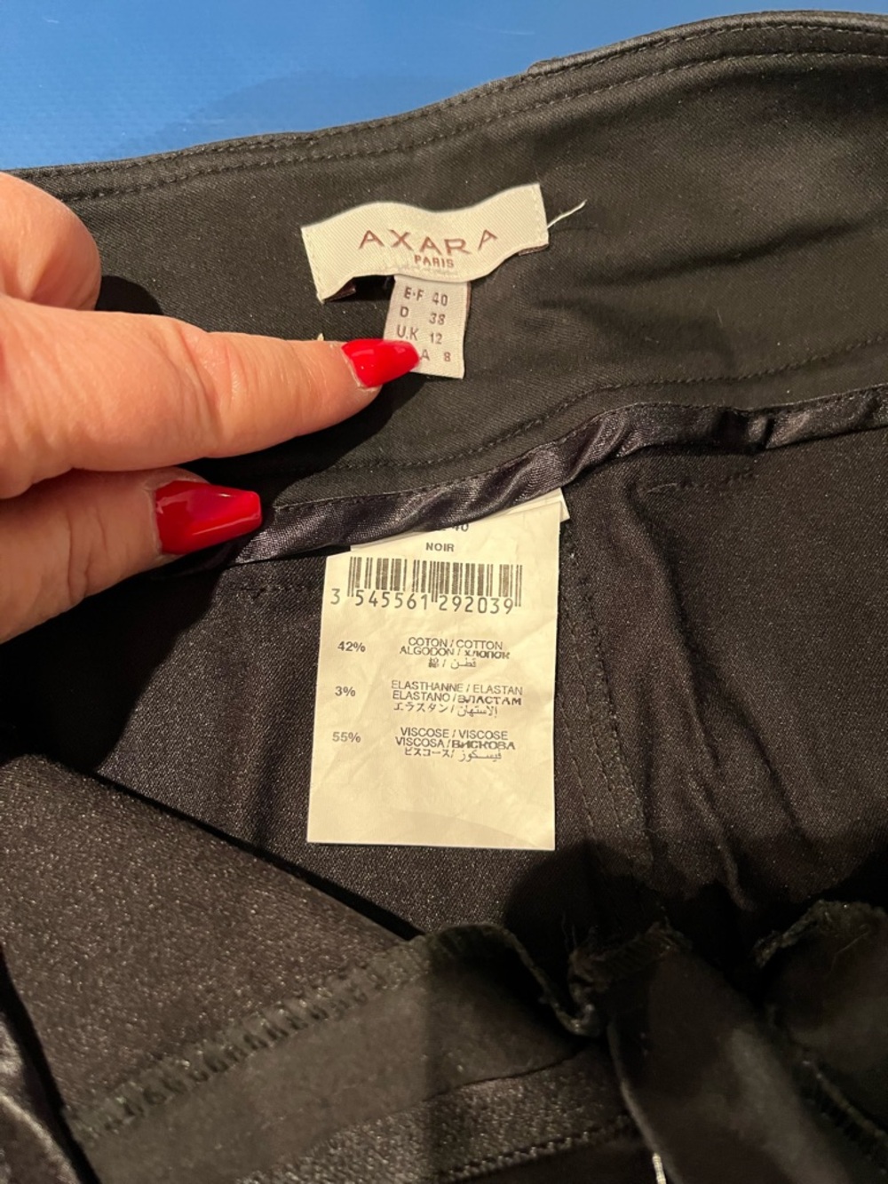 Axara Paris Black Skirt - Classic Black